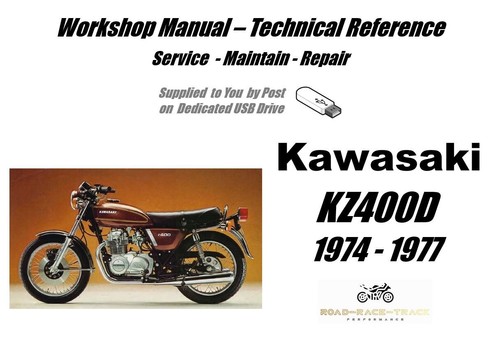 Kawasaki kz400d kz400 400 - kz,