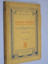 LINGUA NOSTRA Grammatica italiana della lingua viva Biblioteca scolastica Alfio 