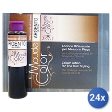 24x Moude Color Fiala Capelli 18 Ml. Argento (24 Fiale)