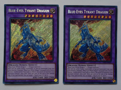 Blue eyes tyrant dragon - dragon, x2