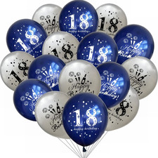 18° Compleanno Palloncini Blu