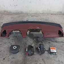 Kit Airbag Volante Centralina Cinture Cruscotto Smart FORTWO 451 2010 MK2 Rosso