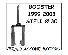FORCELLA PIASTRA E STELI DIAMETRO 30 BOOSTER MBK YAMAHA 1999 2000 2001 2002 2003