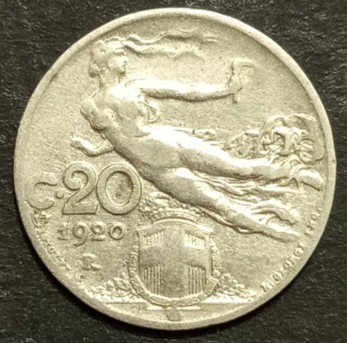 Centesimi 1920 liberta - 1920, bb