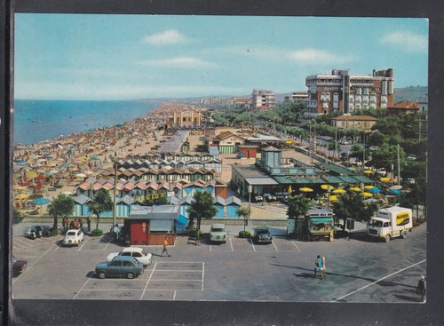 Cartolina senigallia spiaggia - senigallia,