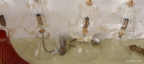 Coppia lampade cristallo - coppia, in