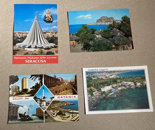 4 cartoline viaggiate - cartoline,