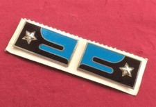 Coppia mostrine vintage E.I. Autieri Corpo Automobilistico marcate Turco nuove