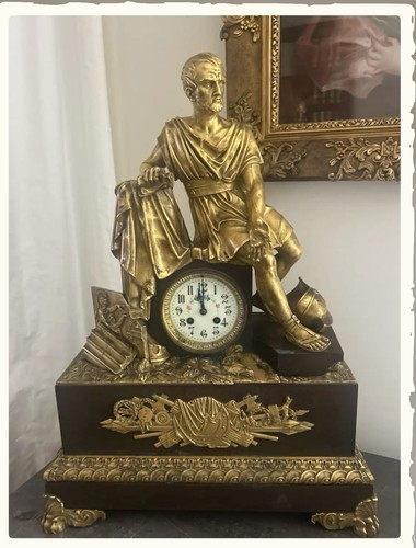 Orologio camino bronzo - da,
