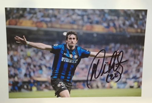 Autografo diego milito foto - autografo,