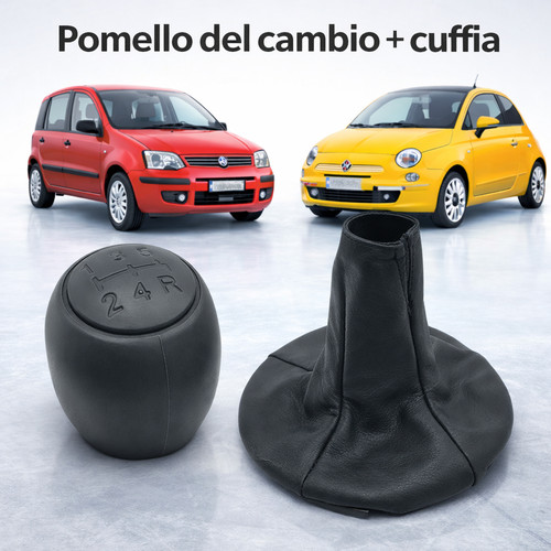 Kit pomello cambio con cuffia - kit,