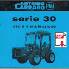 Carraro serie 30 Manuale uso