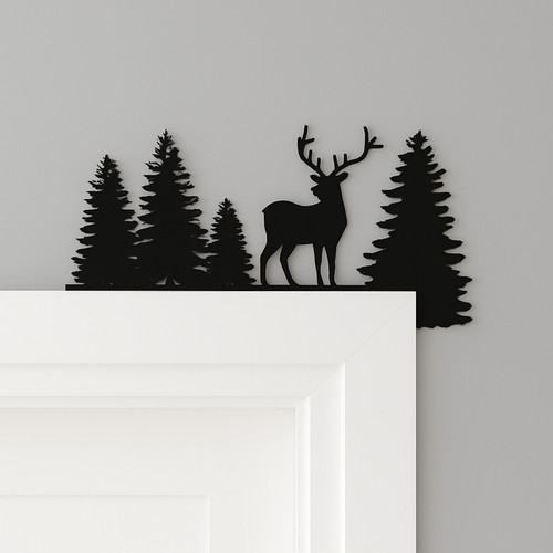 Renna decorazione angolare - renna,
