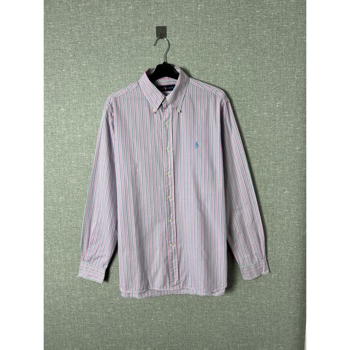 Polo ralph lauren rosa righe - polo,