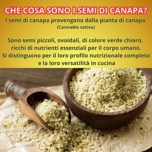 Semi canapa bio kg omega - kg,
