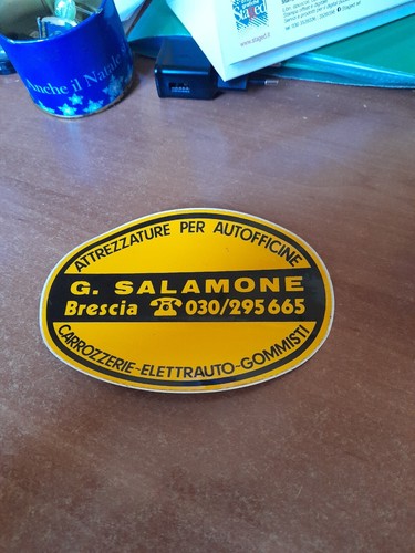 Adesivo vintage salamone - adesivo,