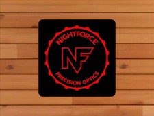 NIGHTFORCE OPTICS Insegna Alluminio 18in x 18in - Mancave Gun Room Wall Art