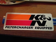 ADESIVO STICKER VINTAGE KLEBER K & N FILTER CHARGER EQUIPPED 