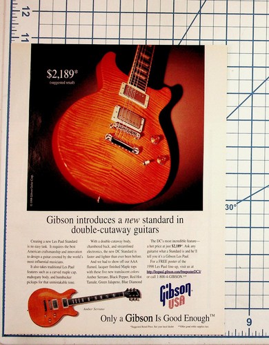 Pubblicità gibson les paul - les,