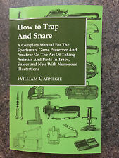 TRAPS TRAPPING SNARES RABBITS NETS VERMIN CARNEGIE MOLES FOXES