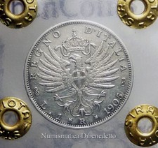 Regno - Vittorio Emanuele III - 1 Lira Aquila Sabauda 1905 - R2 - Periziata