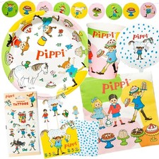 PIPPI CALZA LUNGA - Set piatti