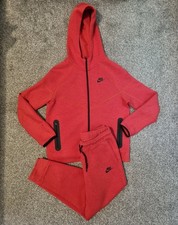 Tuta Nike Tech Fleece Rossa