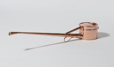 Annaffiatoio in rame Negishi Sangyo vaso per bonsai a beccuccio lungo con 3 u...