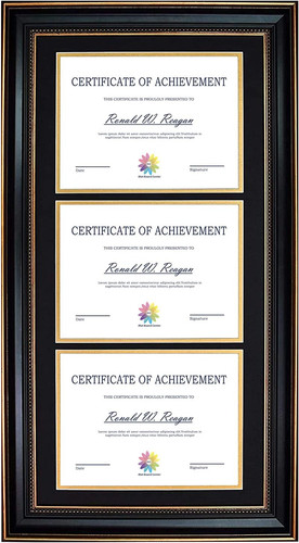 Cornice triplo diploma - , per