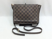Borsa a tracolla Louis Vuitton Damier Musette Tango marrone N51255 LM0898...
