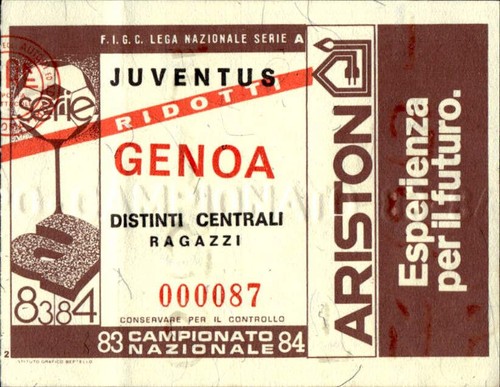 Biglietto stadio juventus - biglietto,