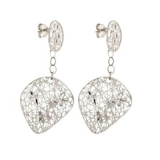 Orecchini in oro bianco 18 kt