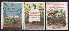 ES7660 Timbro Poster: Stoccarda 1913 Acquario e Terrario Amici Società Esposizione
