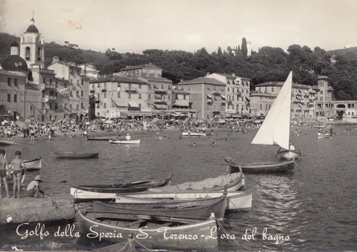 Terenzo spiaggia e barche - s.,