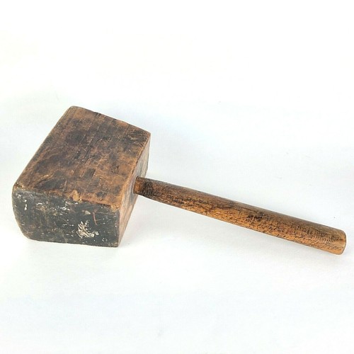 Antico martello mazza legno - antico,