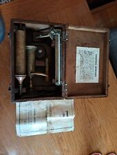 ANTICO  EBULLIOMETRO CON MOSTIMETRO  In Vetro Di Malligand