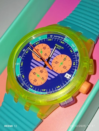 Swatch chrono 2024 neon wave - swatch,