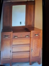 Comò In Arte Povera con Specchiera