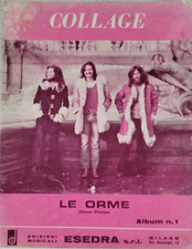 COLLAGE LE ORME ALBUM N.1 SPARTITO INTERO LP SHEET MUSIC 1975
