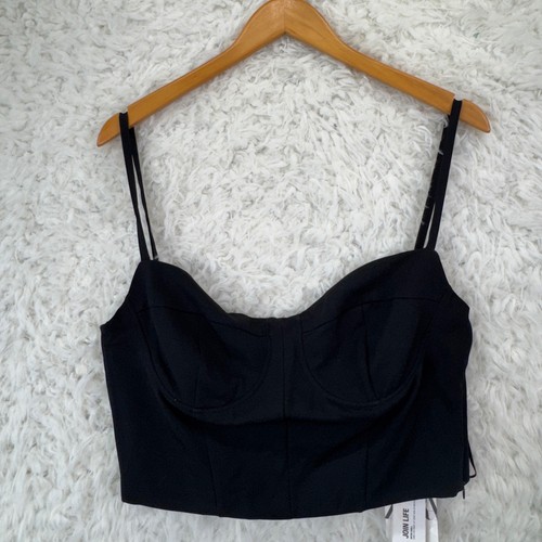 Zara bustier crop top - top, l
