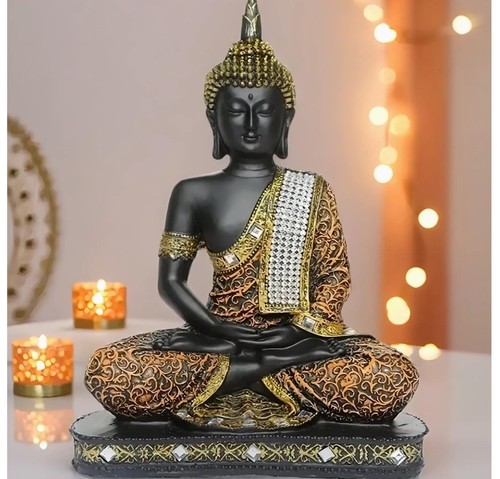 Meditating buddha statue - buddha, idol