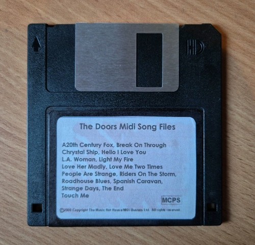 The doors floppy disk midi - the,