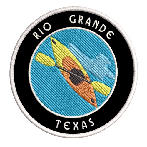 Rio grande texas kayak - texas, patch