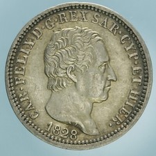 CARLO FELICE LIRA 1828 TORINO