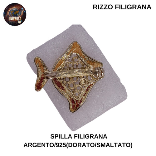 Spilla filigrana argento 925 - spilla,
