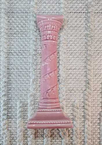 Pink vtg porcelain pillar - pink,