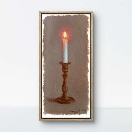 Quadro olio originale - , a