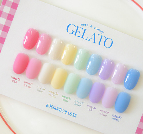 Yogurt gel collezione gelato - collezione,