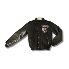 Amstaff varsity jacket black
