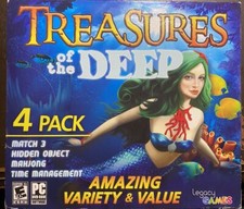 Treasures Of The Deep Confezione 4 Giochi PC Windows Computer DVD-Rom